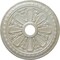 Ekena Millwork Bristol Ceiling Medallion (Fits Canopies up to 3 7/8"), 23 1/2"OD x 3 7/8"ID x 1"P, Flash Blue CM23BIFBS - alternate 1